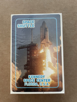 Vintage SPACE SHUTTLE Kennedy Space Center Florida Playing Cards SEALED NOS #7