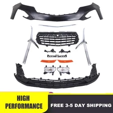 Front Bumper Cover Fascia & Grille Assembly Kit For 2022-2023 Chevy Equinox