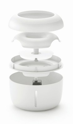Pet Life   'Moda-Pure' Ultra-Quite Filtered Dog and Cat Fountain Waterer