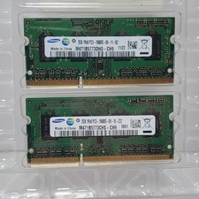 Samsung Laptop RAM 4GB 2x2GB DDR3 PC3-10600S SO-DIMM Lot M471B5773DH0