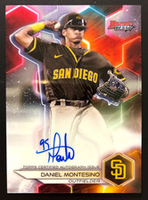 2023 Bowman Best Baseball DANIEL MONTESINO On Card Autograph Card #B23-DM Padres