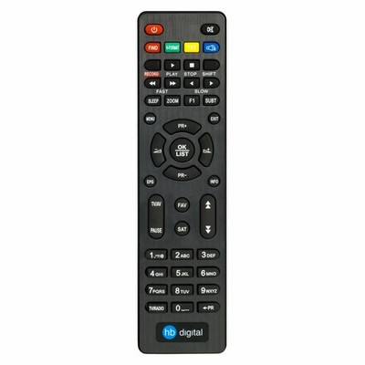 Fernbedienung 001 für DVB-S Receiver HD 250S und 350S HB-DIGITAL Ersatz Remote
