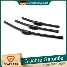 Scheibenwischer Satz für Ford Fusion 2002-06/2012 Windschutzscheibe 3x Schwarz
