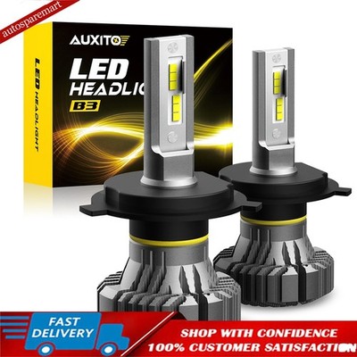 AUXITO 2X H4 9003 LED Headlight Kit Hi/Low Beam Bulbs 20000LM Super Bright B3 EF