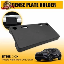 Front License Plate Frame Mount Bracket Holder For Toyota Highlander 2020-2024