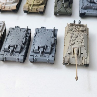 Takara World Tank Museum German WWII Tanks 1/144 Lot of 13 Panzer