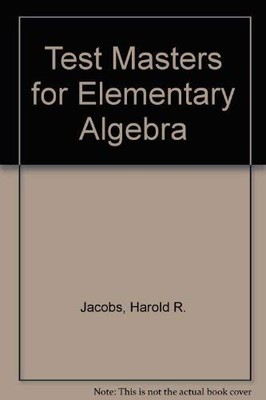 ELEMENTARY ALGEBRA By Harold R. Jacobs *Excellent Condition*