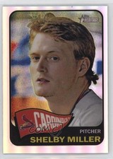 2014 Topps Heritage Chrome Refractor 554/565 Shelby Miller #THC-320 1d3a