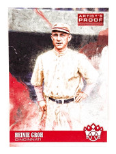 HEINIE GROH ARTIST'S PROOF ~ 2018 PANINI DIAMOND KINGS #46 ~ REDS