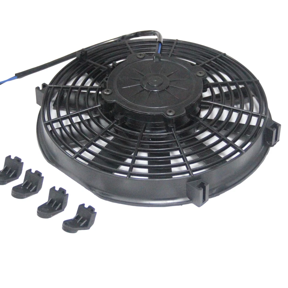 10"Inch 80W Universal Electric Radiator Straight Cooling Thermo Fan Mounting Kit - image 4 of 4