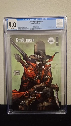 2021 IMAGE COMICS GUNSLINGER SPAWN #1 VARIANT CGC GRADED 9.0 GAME STOP EXCL