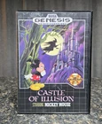 Castle of Illusion Starring Mickey Mouse~Sega Genesis, 1990~Authentic and CIB