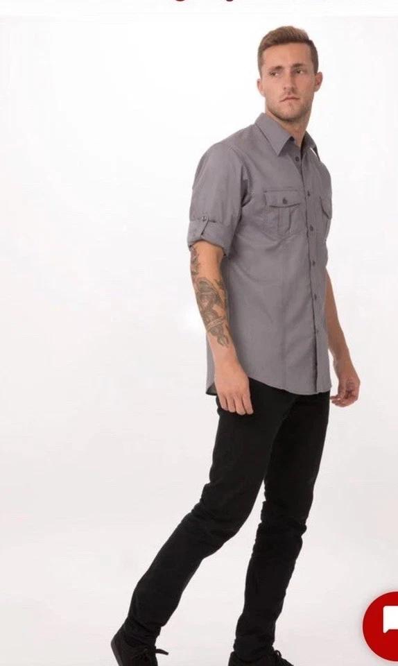 Chef Works Professional Pilot Dress Shirt - Image 3 of 4