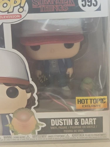 Funko Pop Stranger Things Dustin And Dart 593 2017 Vaulted Hot Topic Exclusive