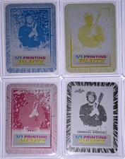 2025 Leaf Vivid Baseball Emmanuel Rodriguez Base A Printing Plate 1/1 Set