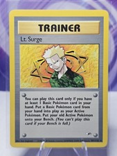 Lt. Surge 101/132 Gym Heroes LP Pokémon Vintage on eBay