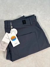 Vuori Meta Pants Men 32x32 Classic Tailored Modern Fit Wicking Gray NWT