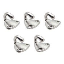 5 Stück Fenderhaken Edelstahl 316 faltbar Pferdebox Yacht Boot Marine Grade