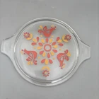 CLEAR Pyrex Friendship Red Birds Casserole Replacement Lid 474-C-6 LID ONLY