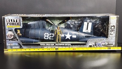 1/18 ELITE FORCE エリートフォース F4U-CORSAIR Elite Force 1:18 WWII F4U Corsair Fighter Plane w Pilot 21st