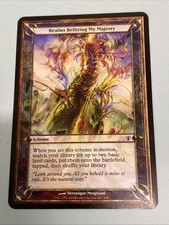 Realms Befitting My Majesty (Archenemy) Oversize Cards Regular MTG CARD