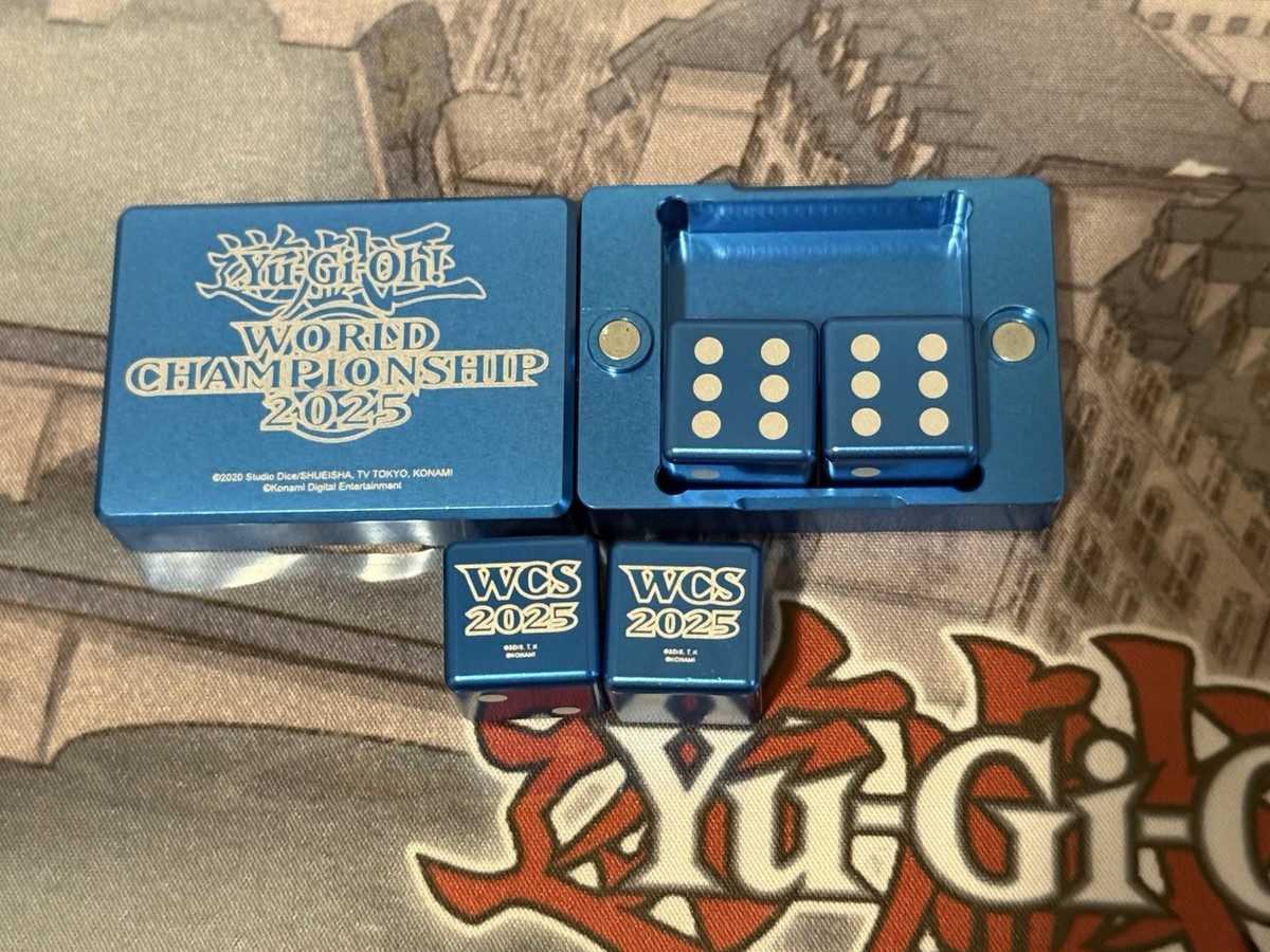 Yugioh World Championship 2025 Blue Dice - Prize From Worlds in