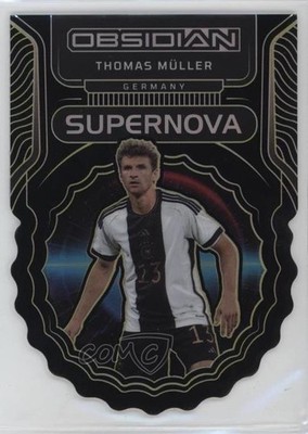 2022-23 Panini Obsidian Supernova Electric Etch Yellow 7/10 Thomas Muller #8 x5r