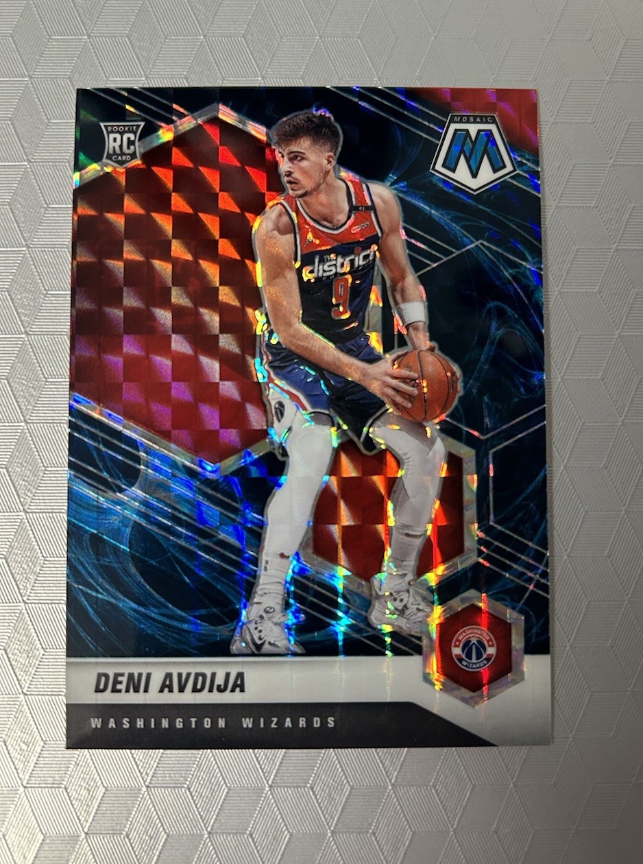 2020-21 Panini Mosaic NBA RC Deni Avdija Genesis #217 Mosaic Wizards