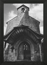 Small Chapel Framed Wall Art Poster Canvas Print Picture
