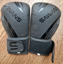 Sawans Boxing Gloves Maya leather Hide Muay Thai Gel Mitts Adult MMA 12oz