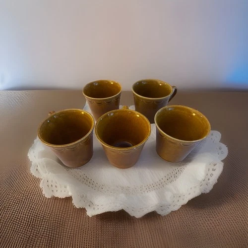 Edith Heath Pottery Studio Ceramics Sea Sand Stoneware Coffee Cups