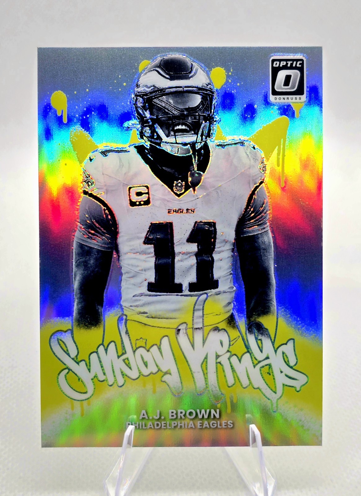 Panini 2025 Donruss Optic Sunday Kings A.J. Brown #15 Philadelphia Eagles