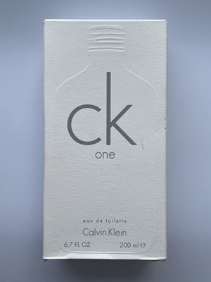 LEERE Original Calvin Klein CK One 200ml EDT Box (Display Regal Verpackung)