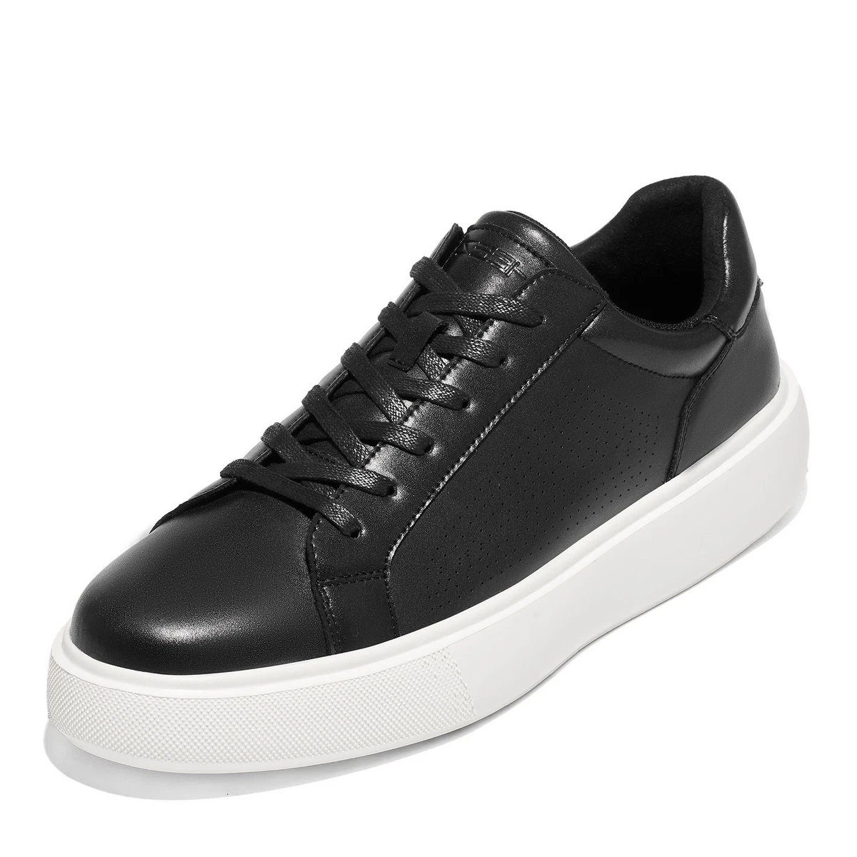 Studio Belvedere Men\'s Black Genuine Ostrich  Leather Lace-Up Dress Shoes 10.5B Belvedere Crocodile Exotic Formal Men main image 4