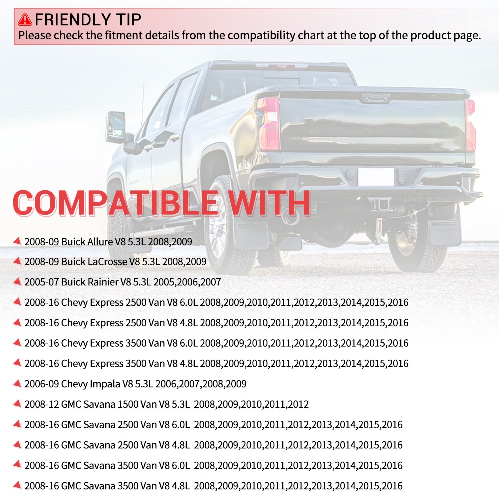 8Pack Ignition Coil & Spark Plug & Wires set for GMC Chevy Silverado Tahoe UF414