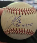 Francisco Lindor Game Used Autographed Baseball