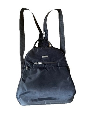 Baggallini Securtex Anti-Theft Vacation Travel Backpack Black