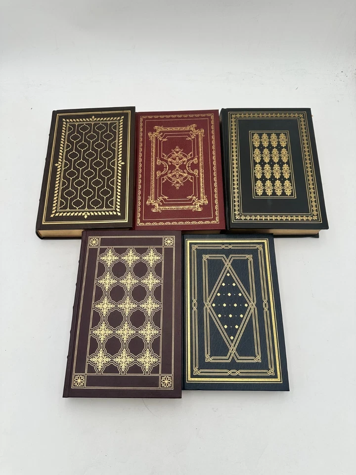 Lot of 5 Franklin Library Leather Books - Magic Mountain Vanity Fair ++ - Image 4 of 4