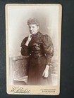 CDV Young Lady By Baker Birmingham Antique Fashion History Photo