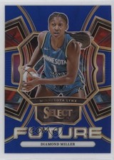 2024 Panini Select WNBA Select Future Blue Prizm 13/49 Diamond Miller #18 0rz7