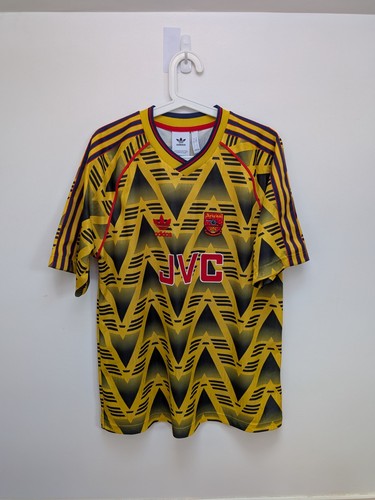 Bruised Banana Arsenal Shirt 1991/93 Adidas Reissue Men's L - New/Imperfection