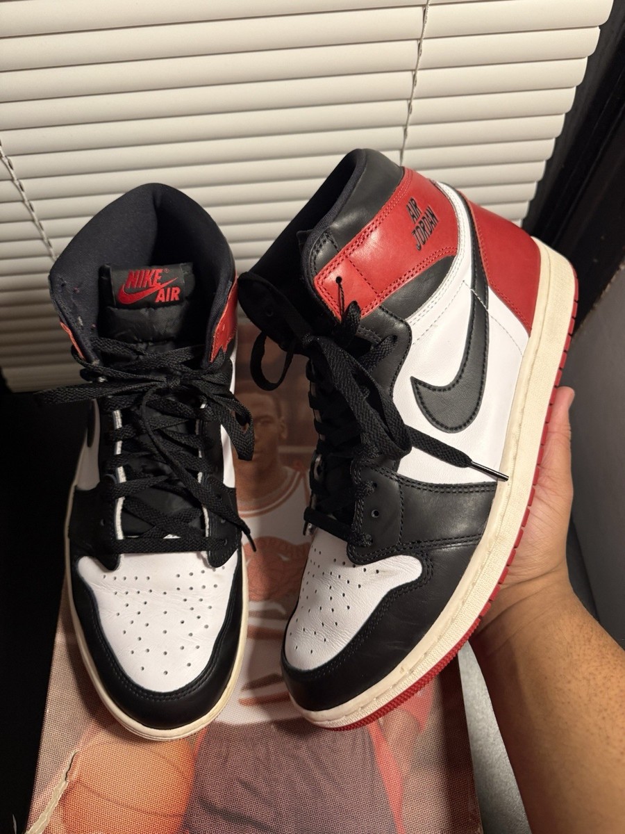 Air Jordan 1 Retro OG High Black Toe Reimagined Size 13 Great