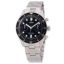 Oris Divers Sixty-Five Chronograph Automatic Black Dial Men's Watch 01 771 7791