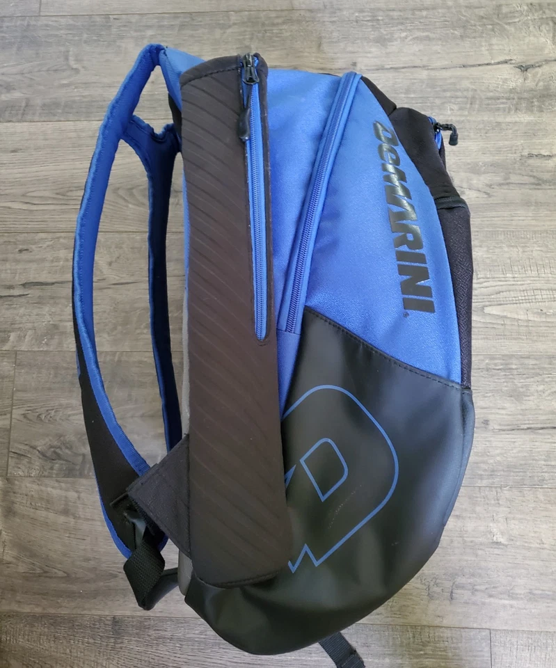 Mochila de beisebol softbol DeMarini Voodoo OG pacote de taco azul preto  - Imagem 4 de 4