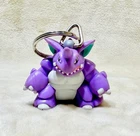 Pokemon Nidoking Keychain Loose 2" Figure Burger King 1999