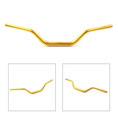 28MM Mid Handle Fat Bars Lenker Dirt Pit Bike Motorrad Enduro ATV MX Gold