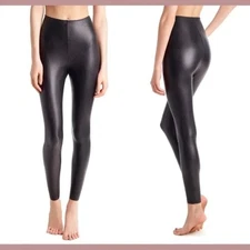 Commando Control Top Faux Leather Leggings, Black Size XL NWT