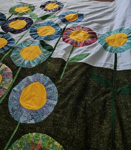 Tissus grandes fleurs - Tissu patchwork - Au Fil d'Emma