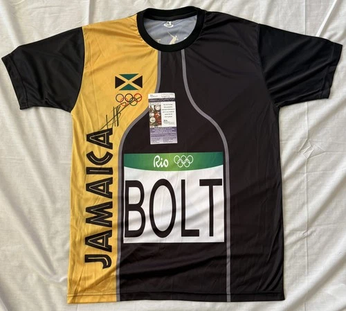 usain bolt signed Olympics Jersey COA JSA