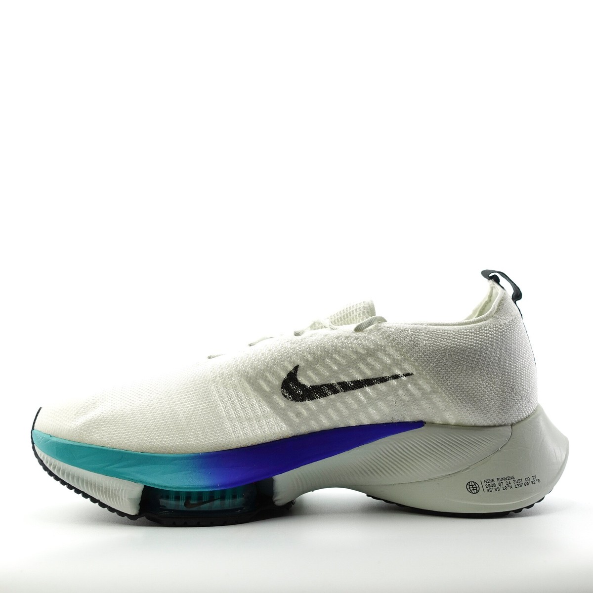 Nike Air Zoom Tempo Next% FK Flyknit White Running Shoes Nike Air Zoom Tempo Next% FK Flyknit White Running Shoes